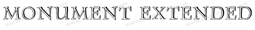 Monument Extended M字体转换